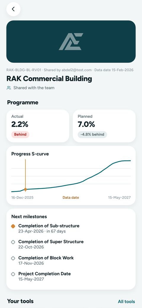 Shared project